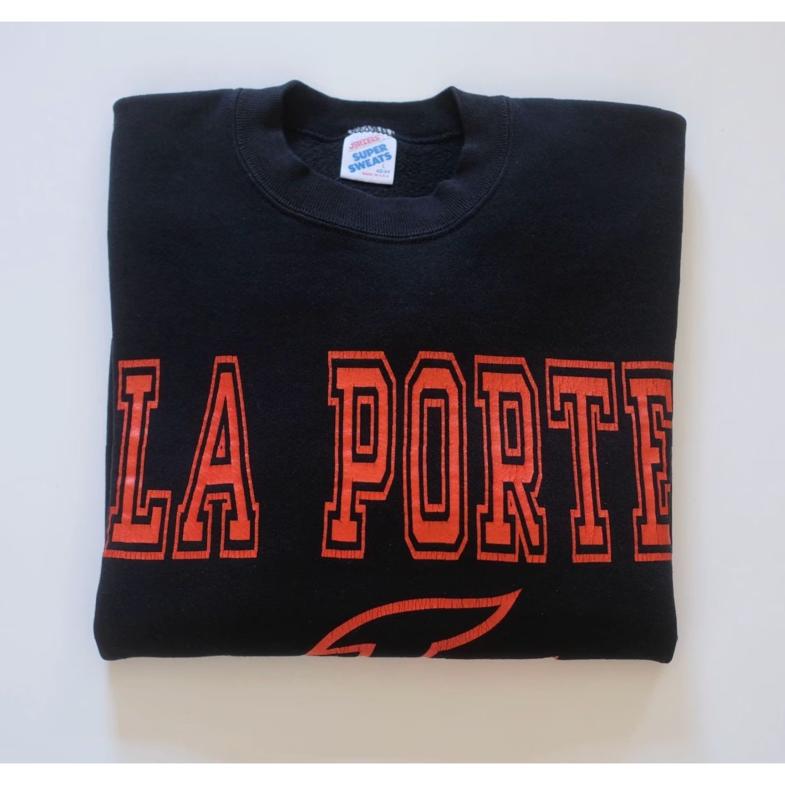 Jerzees VINTAGE JERZEES LOS ANGELES LA PORTE 90S SPORTS BLACK CREWNECK SWEATSHIRT MEN SZ L Size US L / EU 52-54 / 3 - 5 Thumbnail