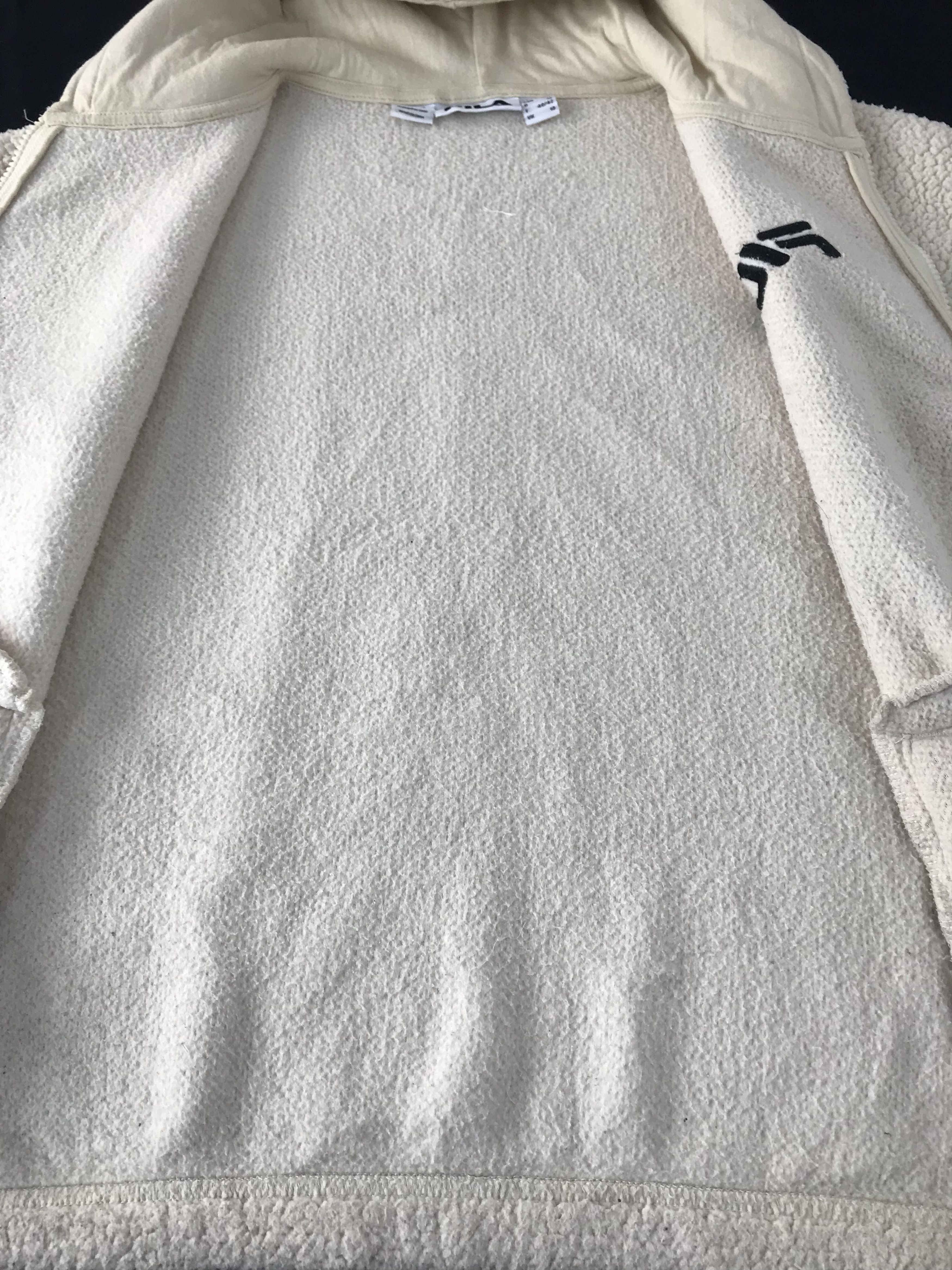 Fila Fila Fleece Hooded Sherpa Zipper Jacket Size M / US 6-8 / IT 42-44 - 6 Thumbnail