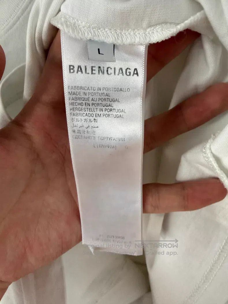 Balenciaga Balenciaga 3B Embroidered Logo Short Sleeve T-Shirt Size US L / EU 52-54 / 3 - 4 Thumbnail