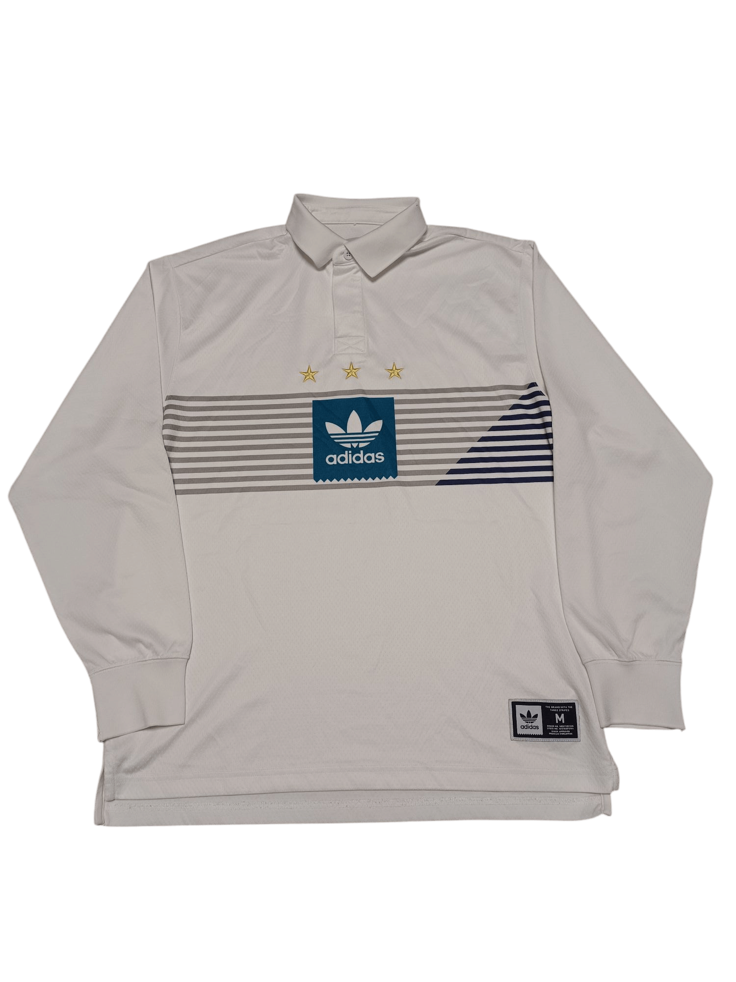 Adidas ADIDAS BIGLOGO VINTAGE JERSEY SOCCER RUGBY SHIRT Size US M / EU 48-50 / 2 - 1 Thumbnail