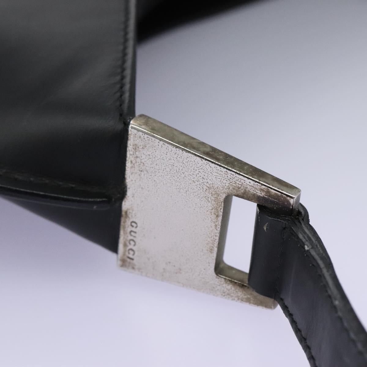 Gucci GUCCI Shoulder Bag Leather Black Size ONE SIZE - 8 Thumbnail