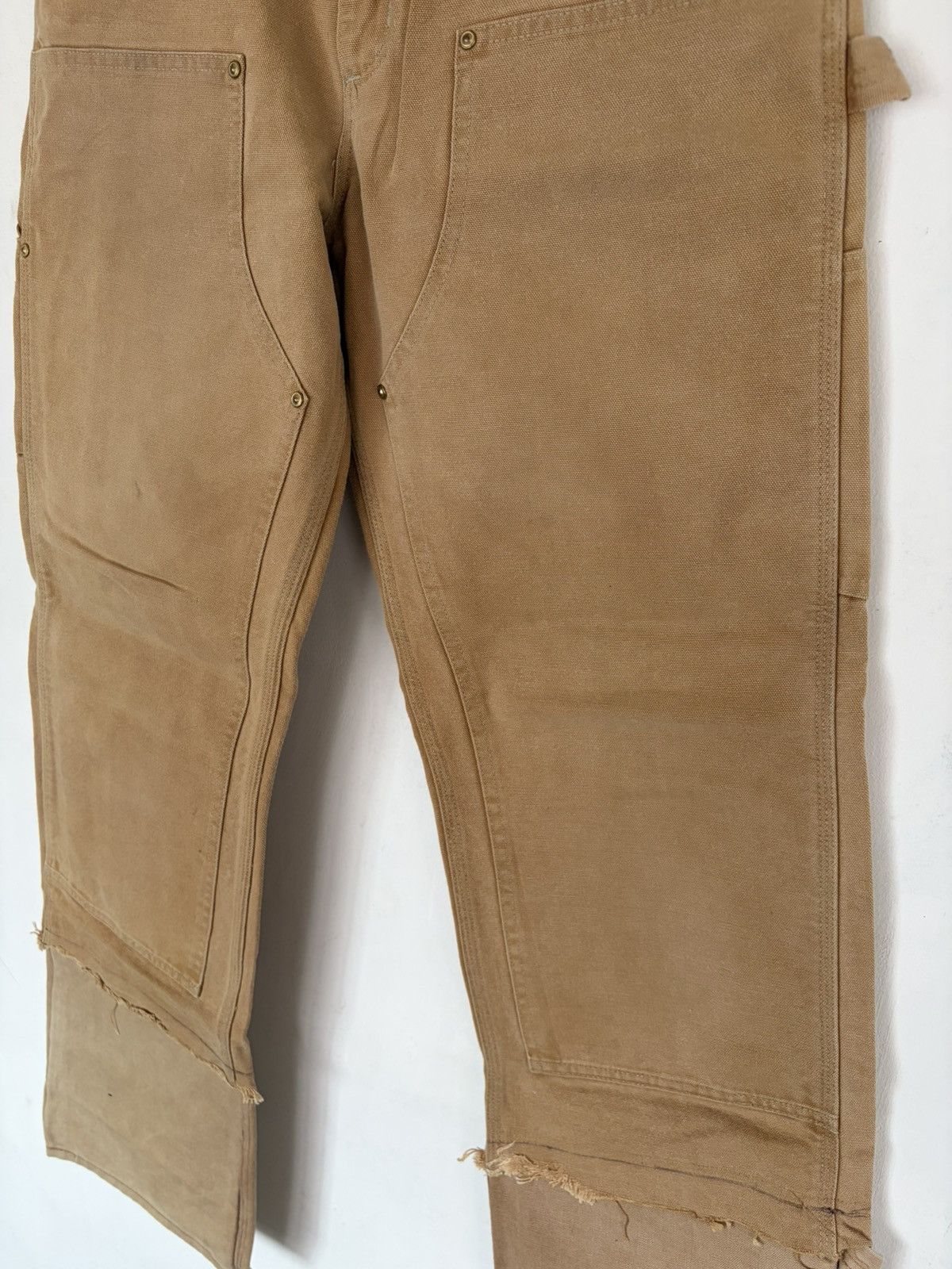 Carhartt OG Vintage 90s USA Carhartt Double knee Carpenter Brown Size US 32 / EU 48 - 4 Thumbnail