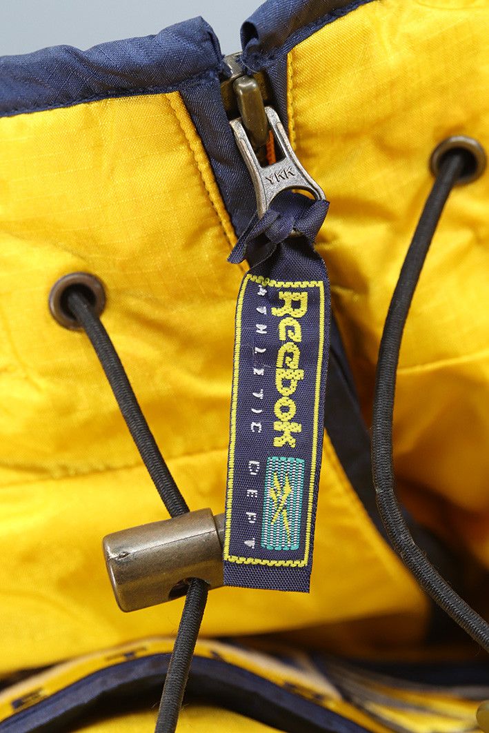 Reebok Vintage Reebok Anorak Jacket Yellow 90s Windbreaker Medium Size US M / EU 48-50 / 2 - 3 Thumbnail