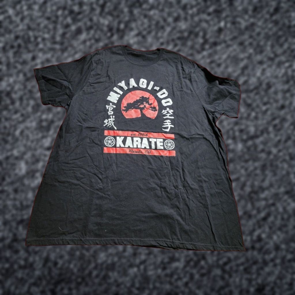 Vintage Mens 3XLT Karate Kid Cobra Kai Miyagi-Do T Shirt Size US XXL / EU 58 / 5 - 1 Thumbnail
