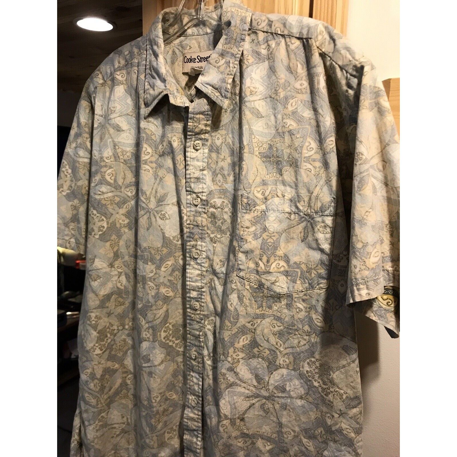 Other Cooke Street Honolulu Men’s XL Floral Cotton Hawaiian Shirt Size US XL / EU 56 / 4 - 5 Thumbnail