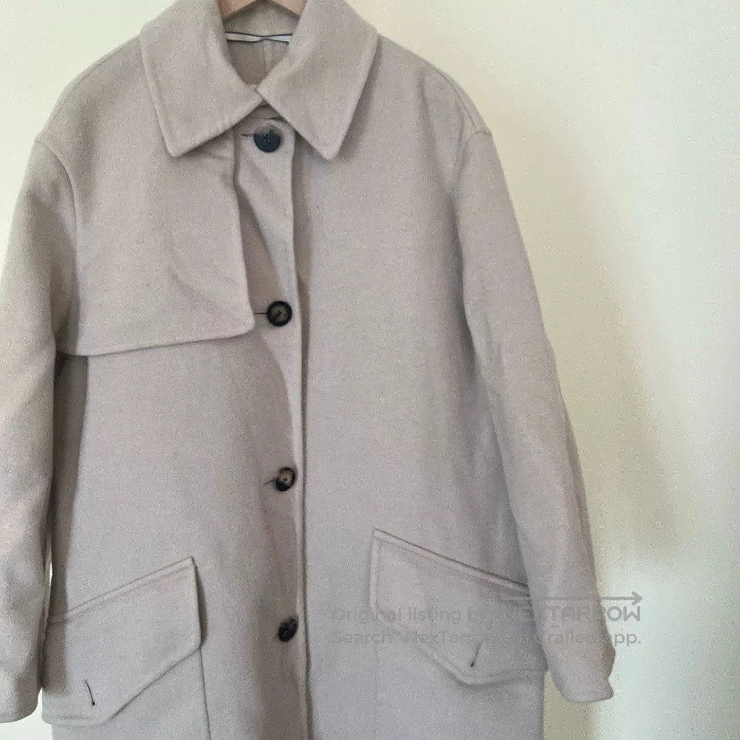 Hermes Hermes Beige Cashmere Coat Size 32. Size US M / EU 48-50 / 2 - 2 Thumbnail