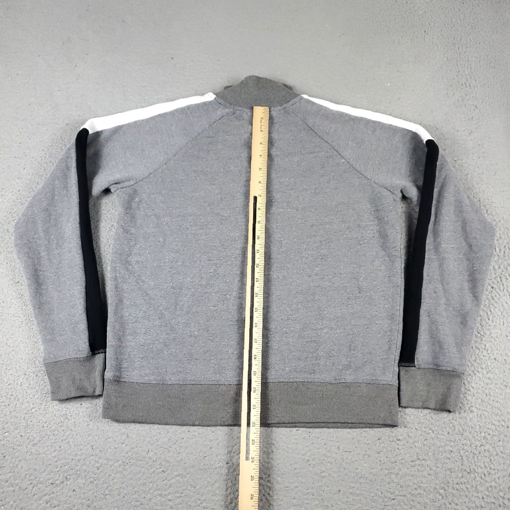Reebok Reebok Women's Gray 1/4 Zip Sweater Adult Medium Casual Knitted Pullover Size M / US 6-8 / IT 42-44 - 5 Thumbnail