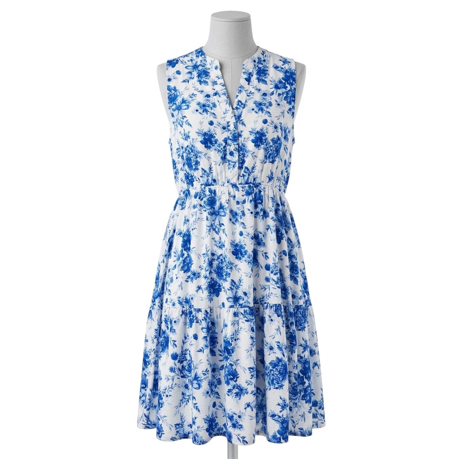 brandy melville blue and white floral dress Arianna Floral Dress
