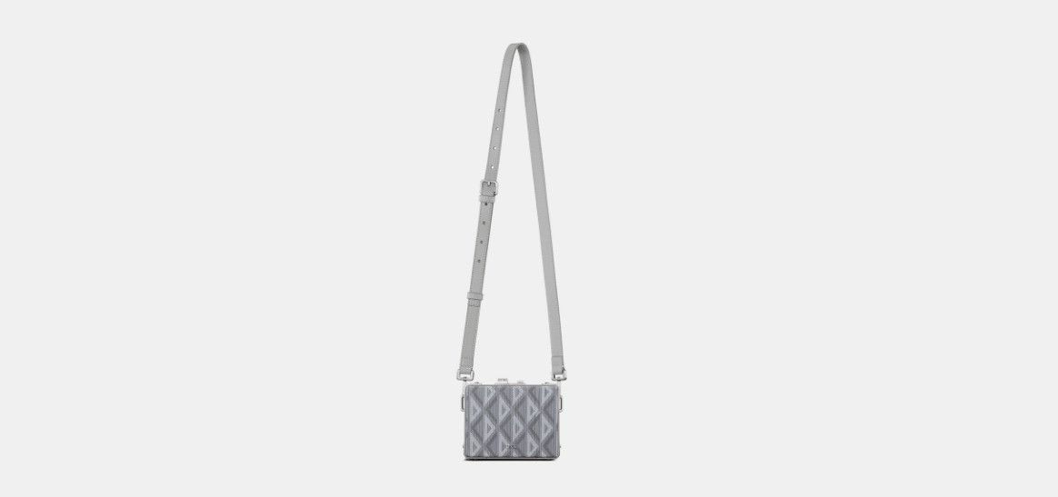 Dior o1w1db10325 2LXCA0 Size: OS / Lock Micro Case in Grey Size ONE SIZE - 4 Thumbnail