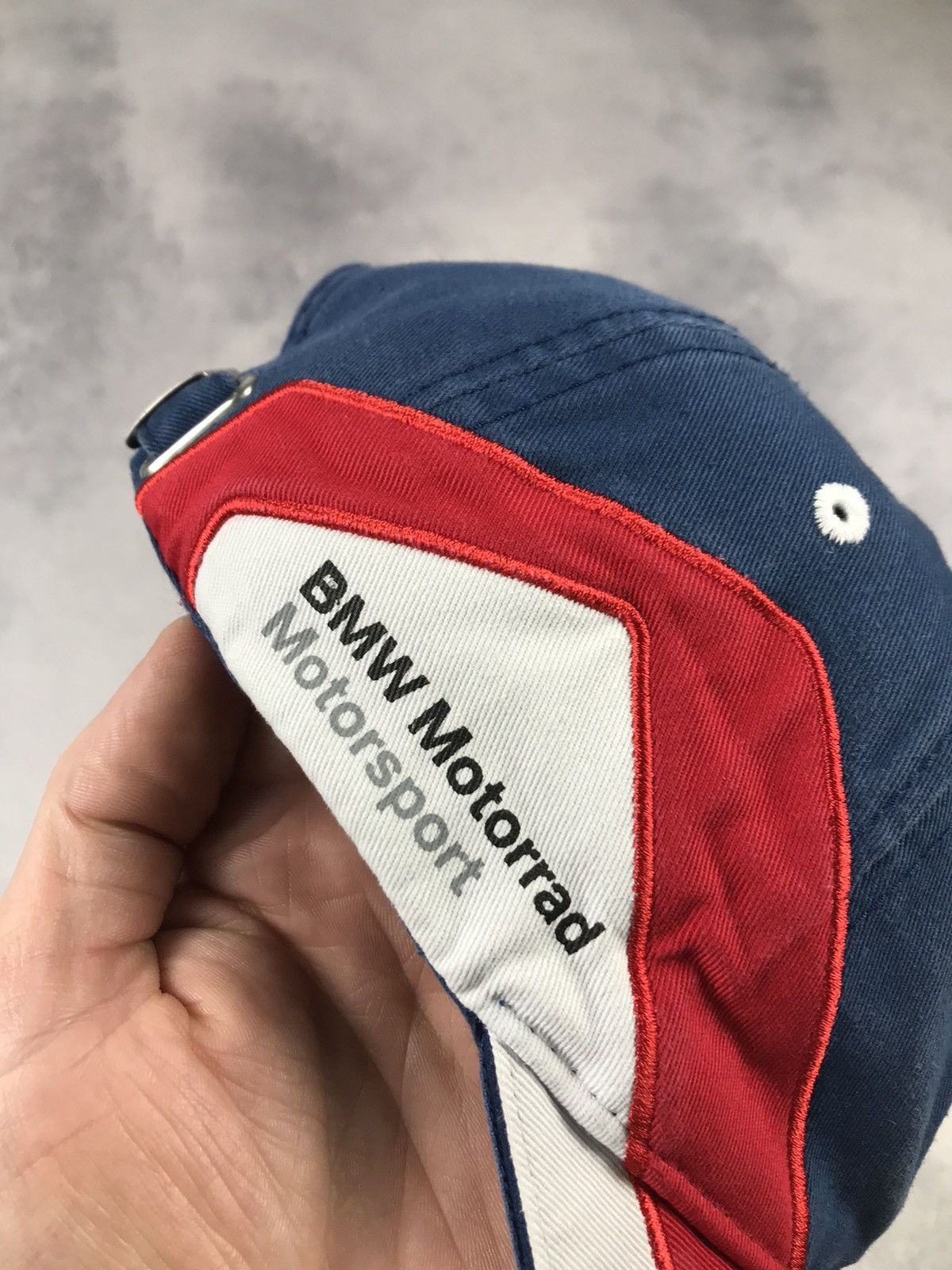 BMW × Vintage Vintage BMW Motorcycles Motorsport Racing Hat Cap Size ONE SIZE - 6 Thumbnail