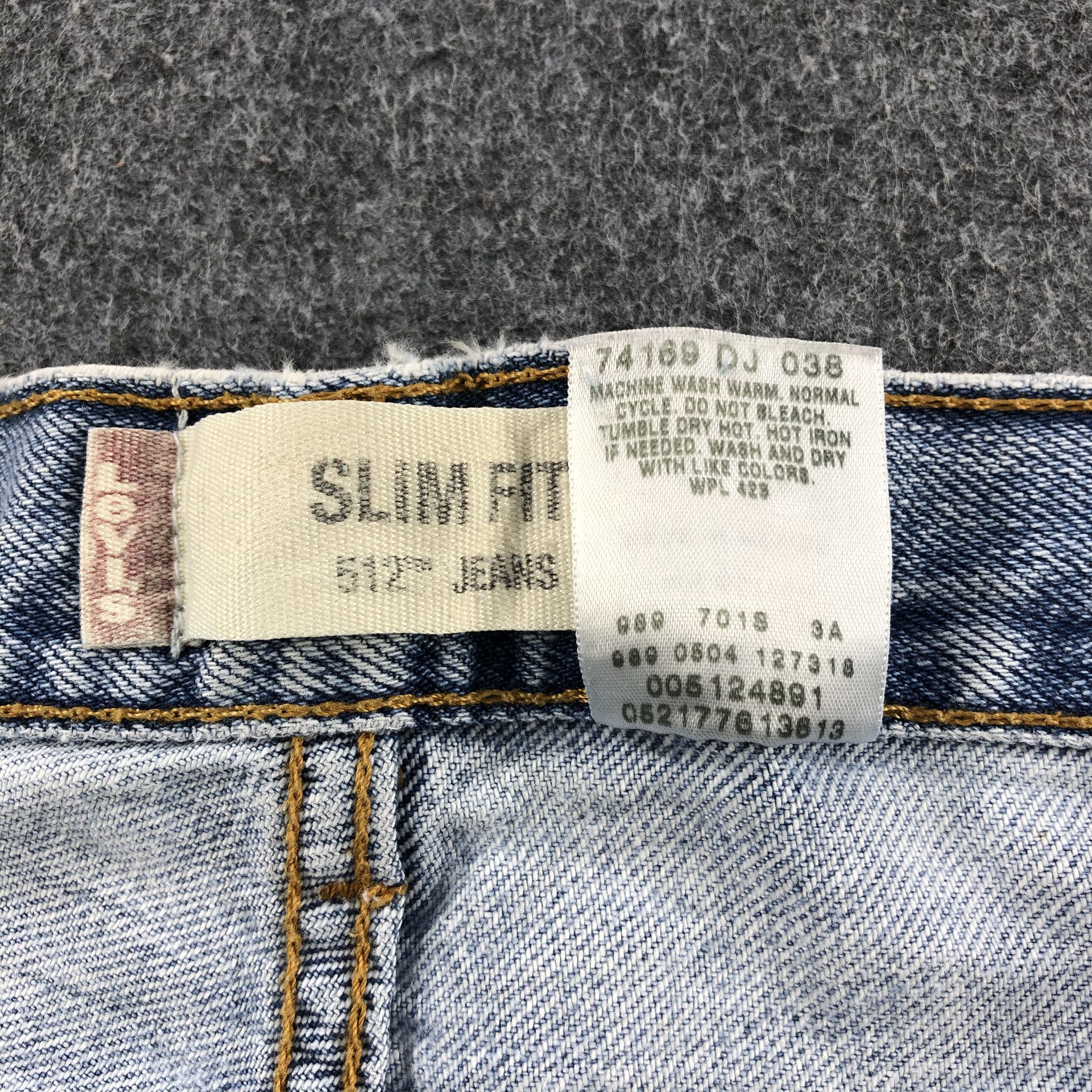 Levi's Vintage Light Wash Levis 512 Jeans-J1027 Size US 32 / EU 48 - 12 Thumbnail
