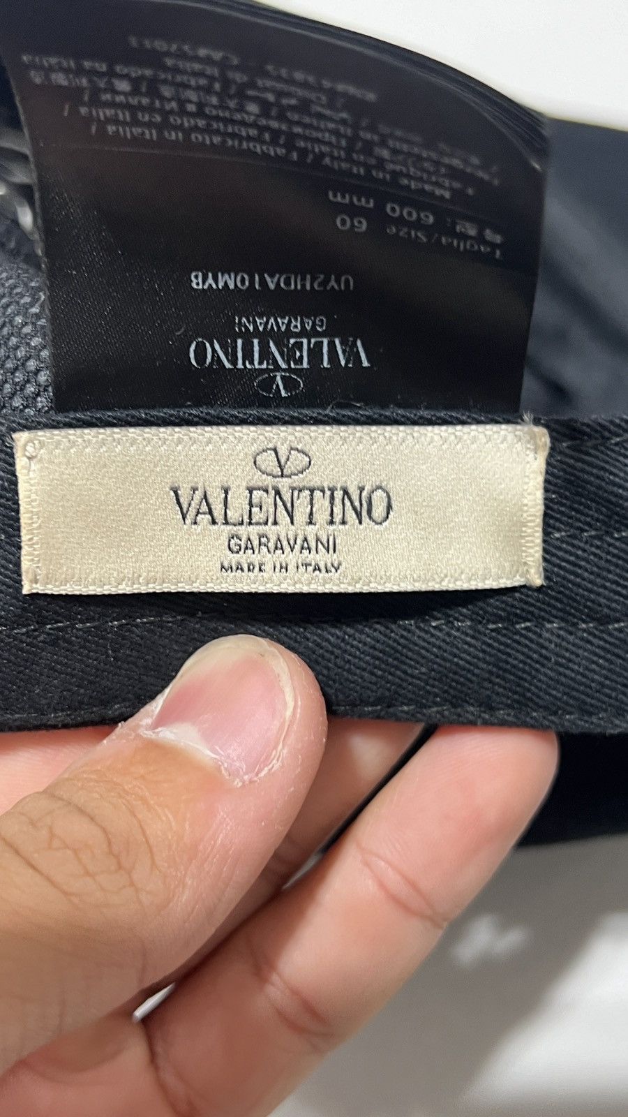 Valentino Valentino Box Logo Hat Size ONE SIZE - 4 Thumbnail