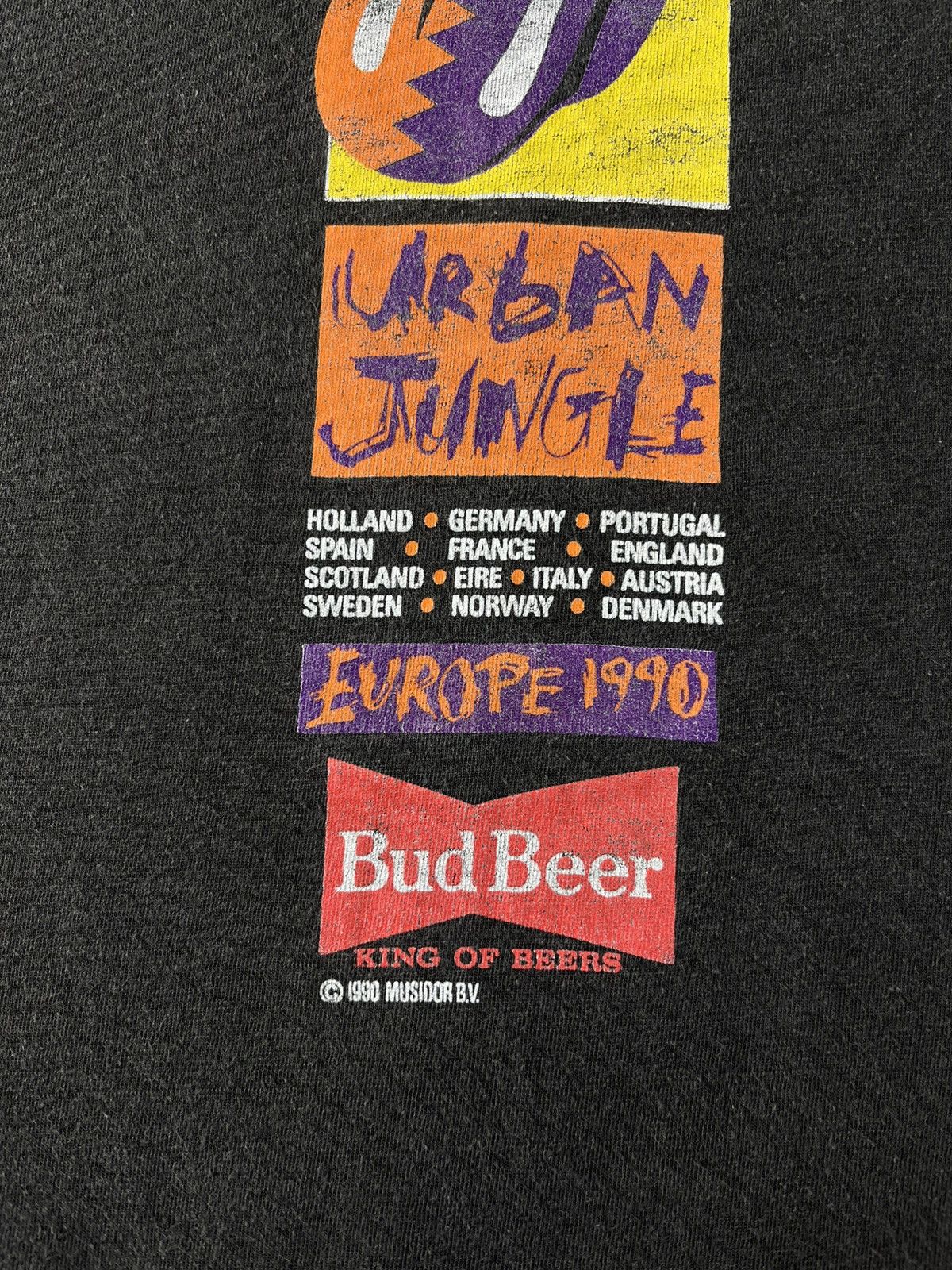 The Rolling Stones The Rolling Stones Urban Jungle 1990 Tour Tee XL Fade Size US XL / EU 56 / 4 - 14 Thumbnail