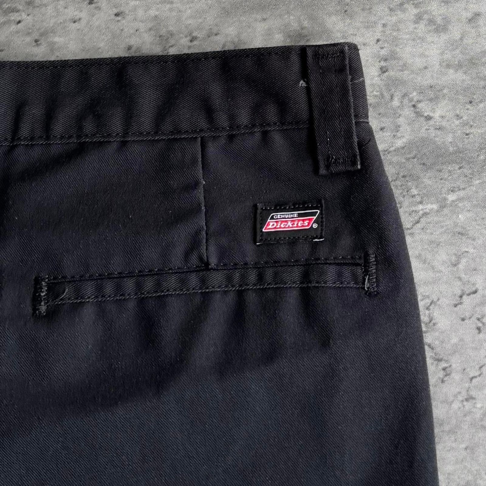 Dickies × Vintage Dickies Tonal Black Essential Casual Chino Pants Size US 37 - 3 Thumbnail