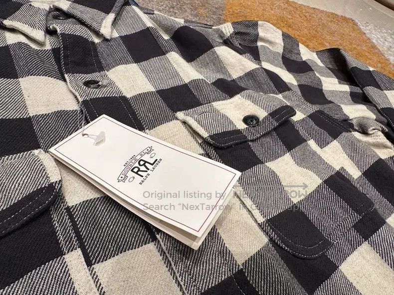 RRL Ralph Lauren RRL Ralph Lauren Black and white checkered shirt Size US XS / EU 42 / 0 - 3 Thumbnail