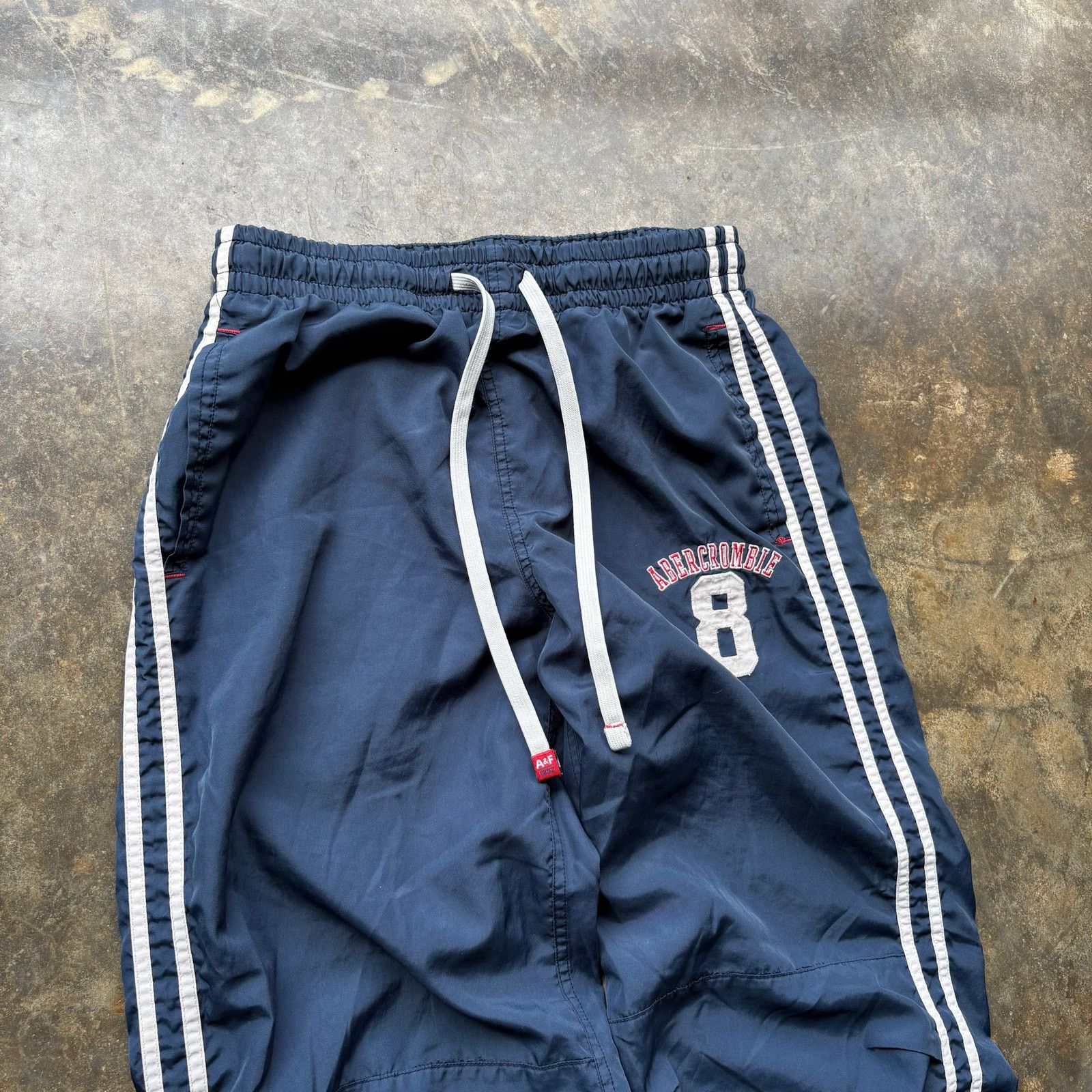 Abercrombie & Fitch Crazy Vintage Baggy Rare Abercrombie & Fitch Track Pants Size US 32 / EU 48 - 2 Thumbnail