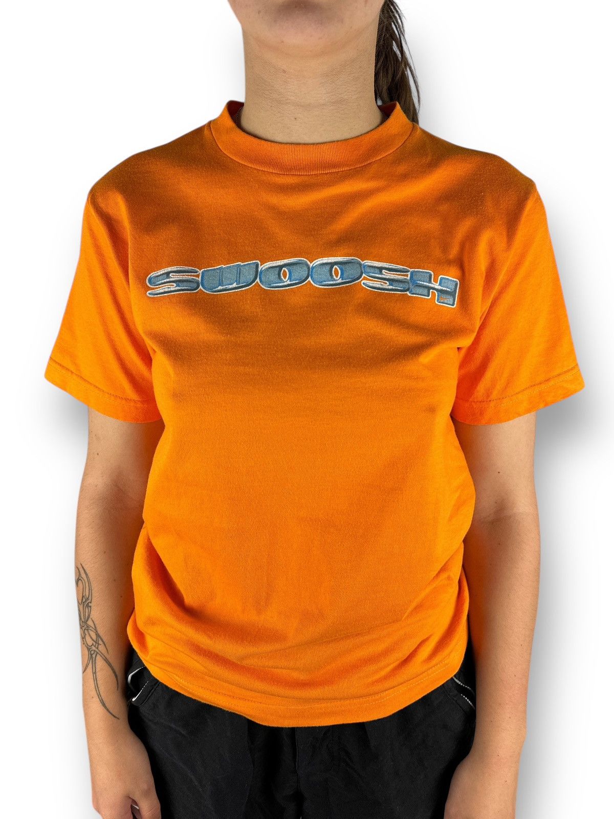 Nike Vintage 90’s Nike Swoosh Graphic Print T-Shirt Y2K Size M / US 6-8 / IT 42-44 - 8 Thumbnail