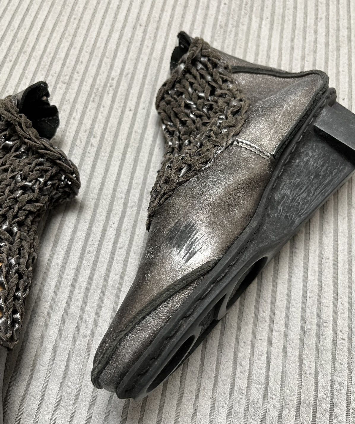Trippen Trippen Leather Avant Garde Mesh Zip Boots 90s Size US 9 / IT 39 - 9 Thumbnail