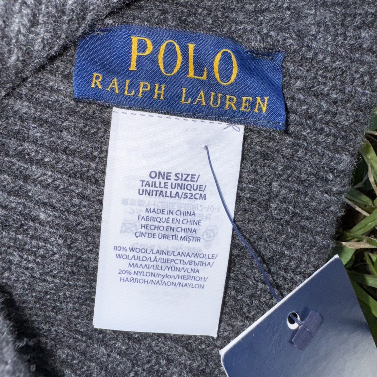 Polo Ralph Lauren Polo Ralph Lauren Polo Pony Wool Cuffed Beanie - Grey Size ONE SIZE - 4 Thumbnail