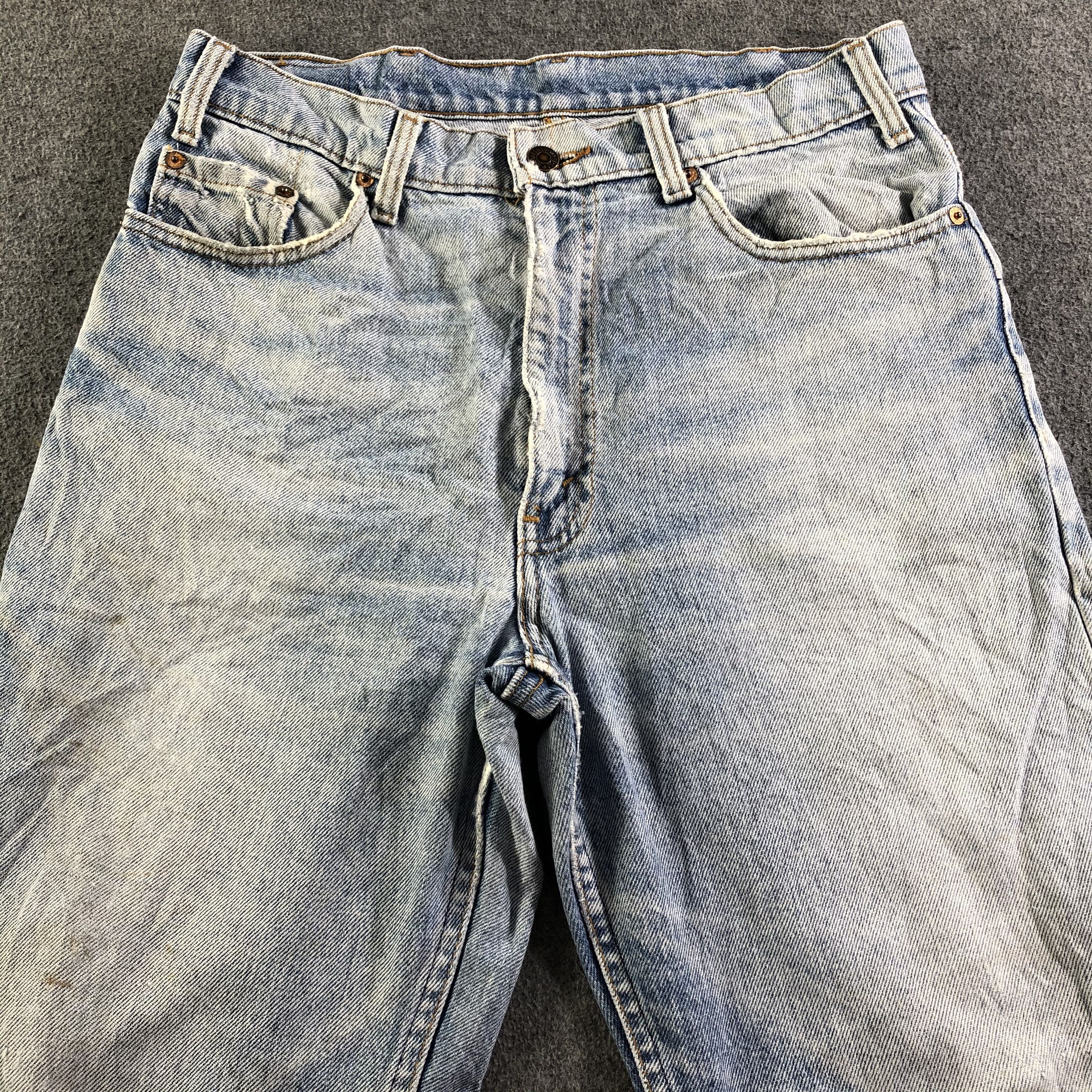 Levi's Vintage 90s Blue Wash Levis 510 Jeans-J3943 Size US 33 - 3 Thumbnail