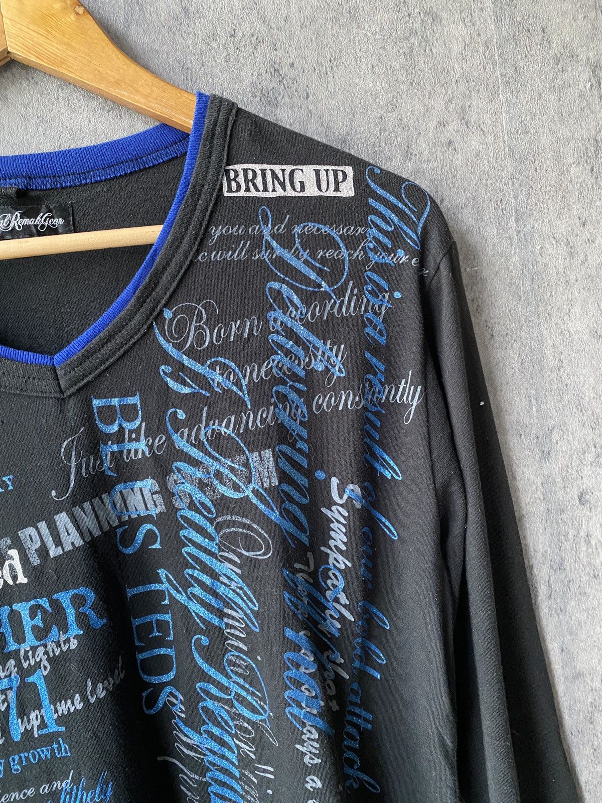 If Six Was Nine Japanese Brand Poem Design Long Sleeve Shirt Size US M / EU 48-50 / 2 - 5 Thumbnail