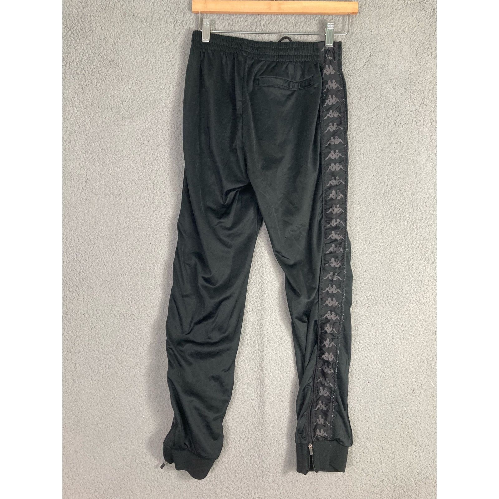 Kappa Kappa Women's Black Sweatpants Size M Comfortable Casual Size 28" / US 6 / IT 42 - 4 Thumbnail