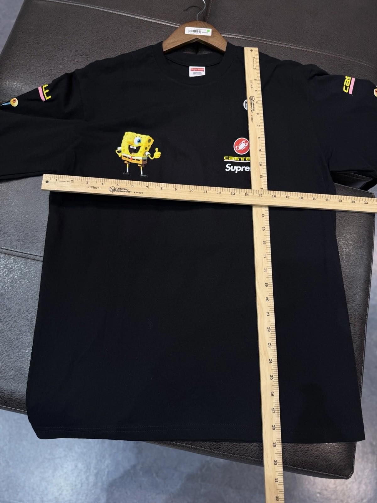 Supreme Supreme SpongeBob/Castelli Racing L/S Tee Black Medium Size US M / EU 48-50 / 2 - 11 Thumbnail