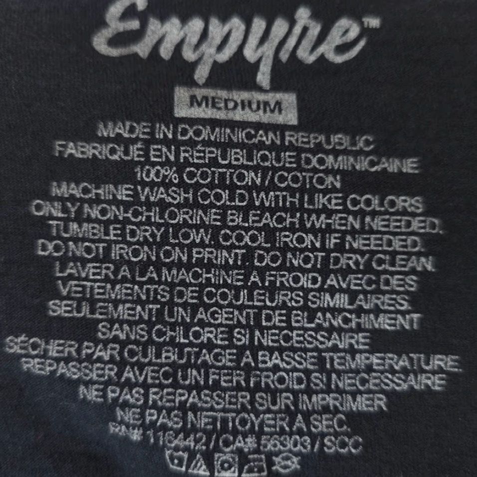 Empyre Empyre Above Below T Shirt Mens Black Floral Flowers Streetwear Crew Neck Short Sleeve M size Regular Cotton Embroidered Art Tee Vintage: No 2010-2019 Size US M / EU 48-50 / 2 - 6 Thumbnail