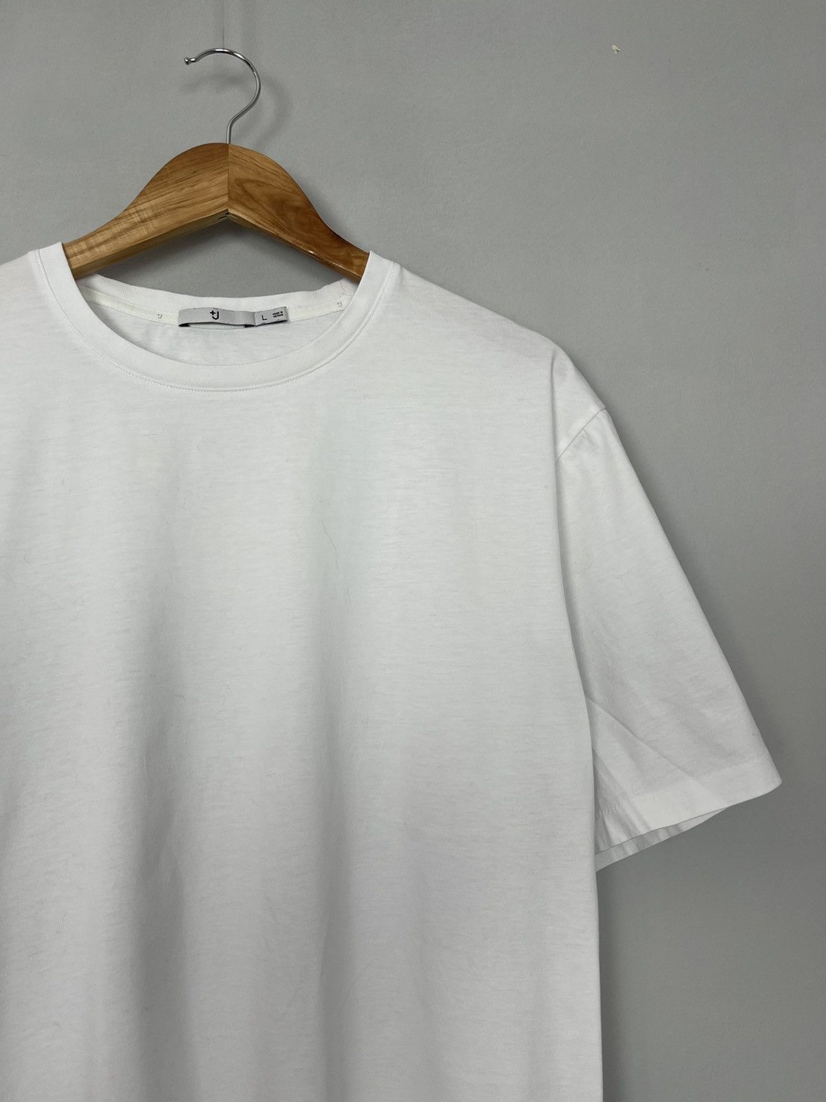 Jil Sander × Uniqlo Jil Sander x Uniqlo Basic Cotton Crew Neck Tee Shirt Size US L / EU 52-54 / 3 - 3 Thumbnail