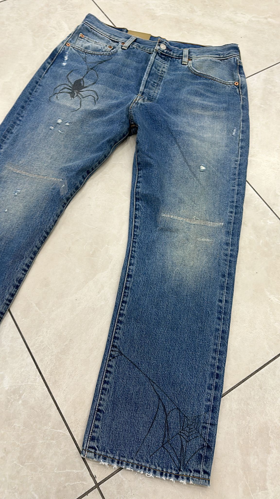 Levi's Vintage Clothing LVC Levi's Vintage Clothing 1984 501XX Tangled Web Jeans Size US 34 / EU 50 - 8 Thumbnail