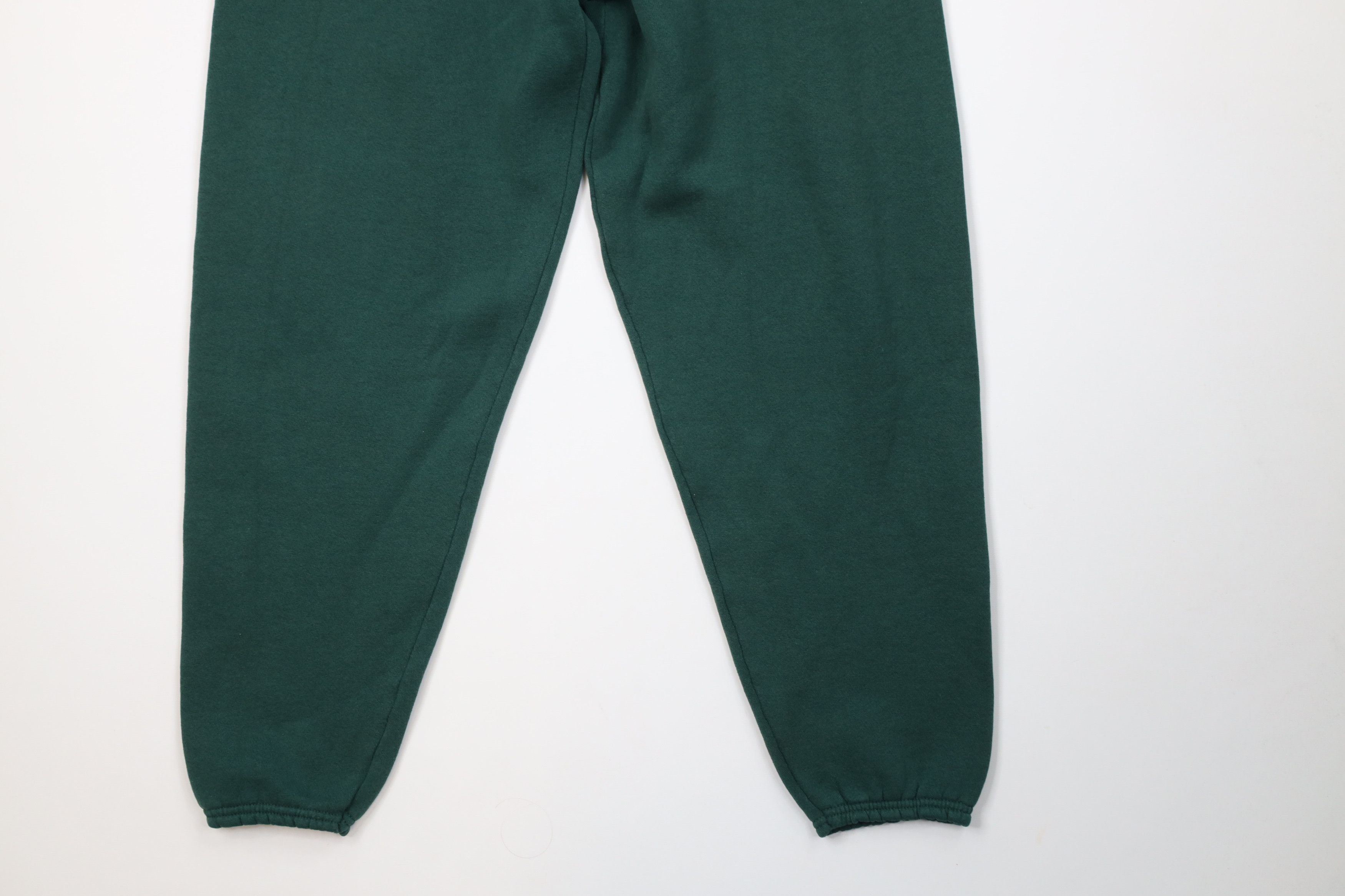 Vintage Vintage 90s Streetwear Sweatpants Joggers Pants Green USA Size US 36 / EU 52 - 4 Thumbnail