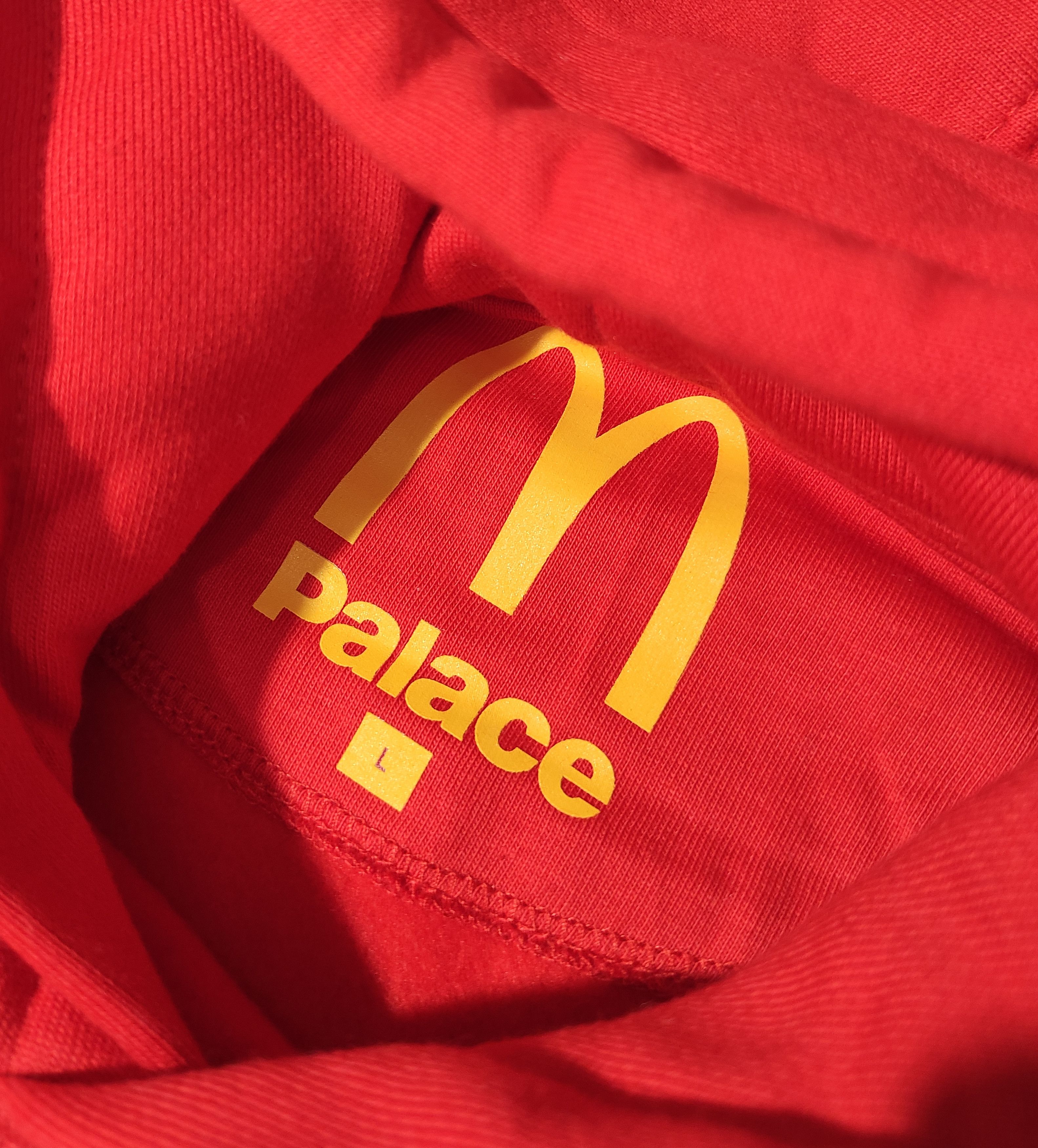 Palace Palace X McDonald's LOGO HOOD RED SIZE L Size US L / EU 52-54 / 3 - 3 Thumbnail
