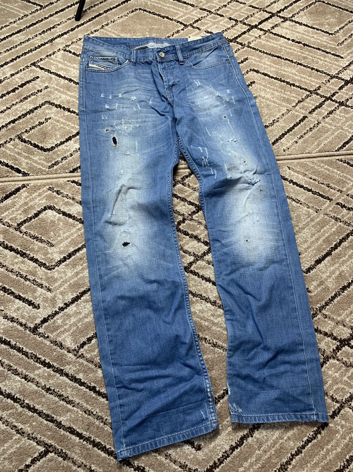 Diesel × Vintage Vintage Men's Diesel Distressed Denim Jeans Size US 36 / EU 52 - 7 Thumbnail