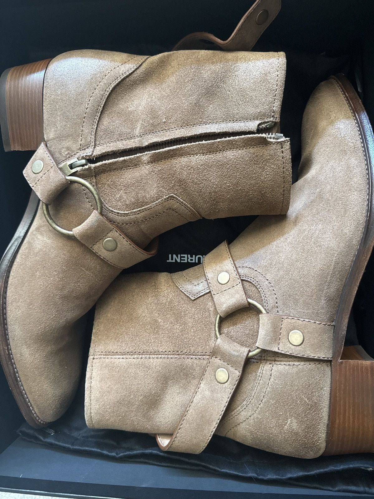 Saint Laurent Paris Wyatt Saint Laurent Chelsea Boot Size US 10.5 / EU 43-44 - 4 Thumbnail