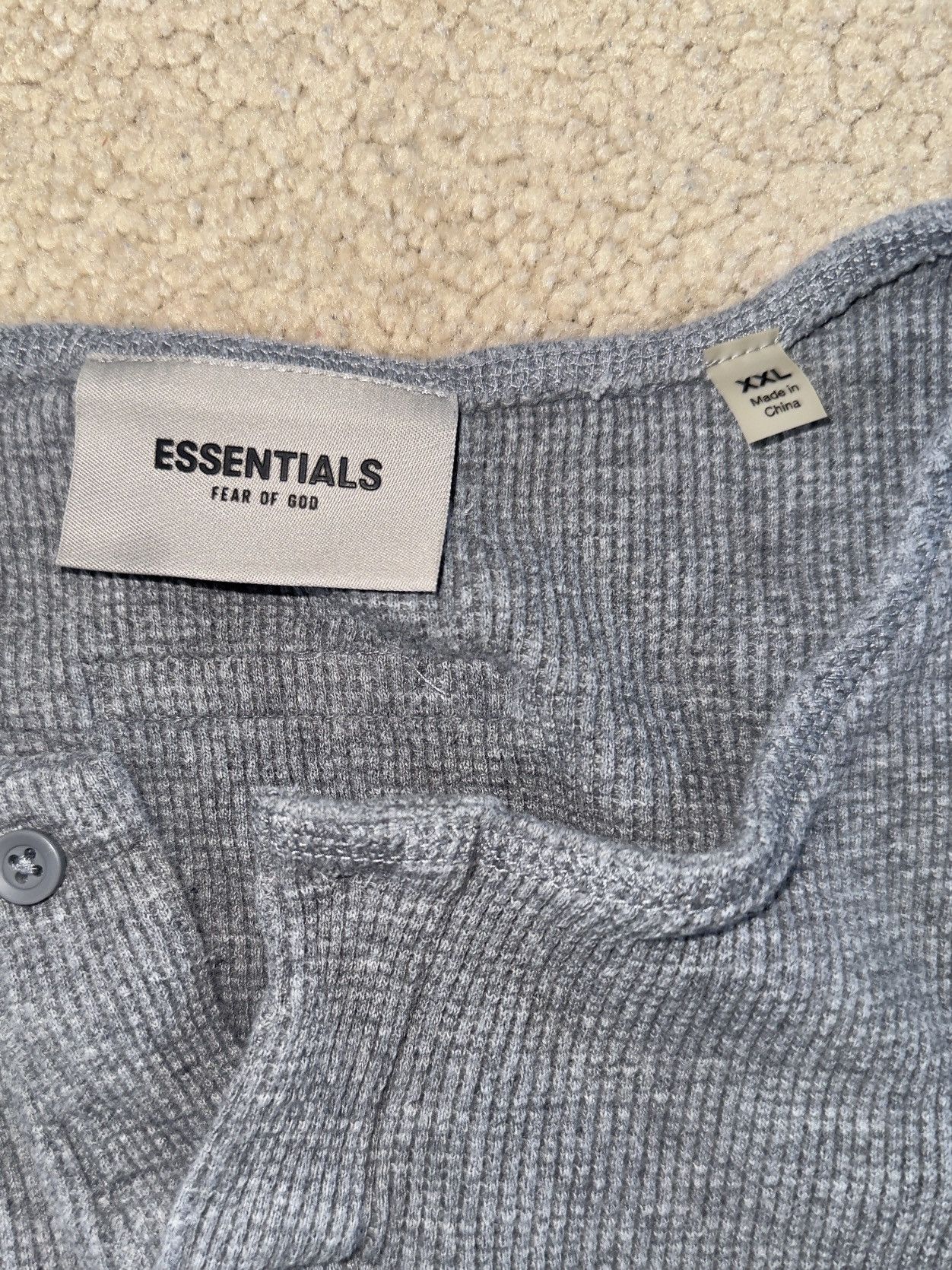 Essentials Essentials Fear of God 2020 Thermal Henley Size US XXL / EU 58 / 5 - 4 Thumbnail
