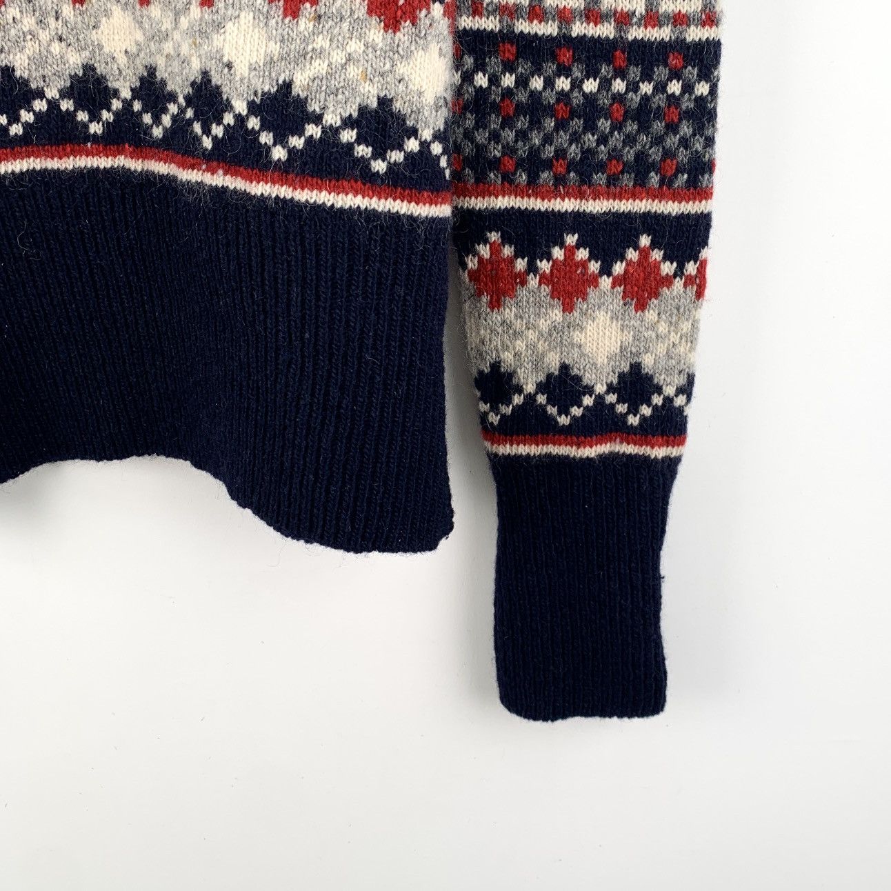 Thom Browne Thom Browne Color Wool Long Sleeve Knit Sweater K26WX Size S / US 4 / IT 40 - 4 Thumbnail