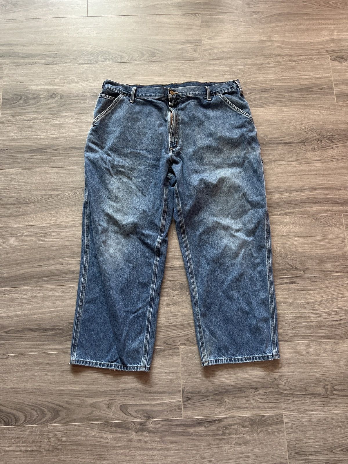 Carhartt Vintage 42x28 Carhartt Carpenter jeans Size US 42 / EU 58 - 2 Thumbnail