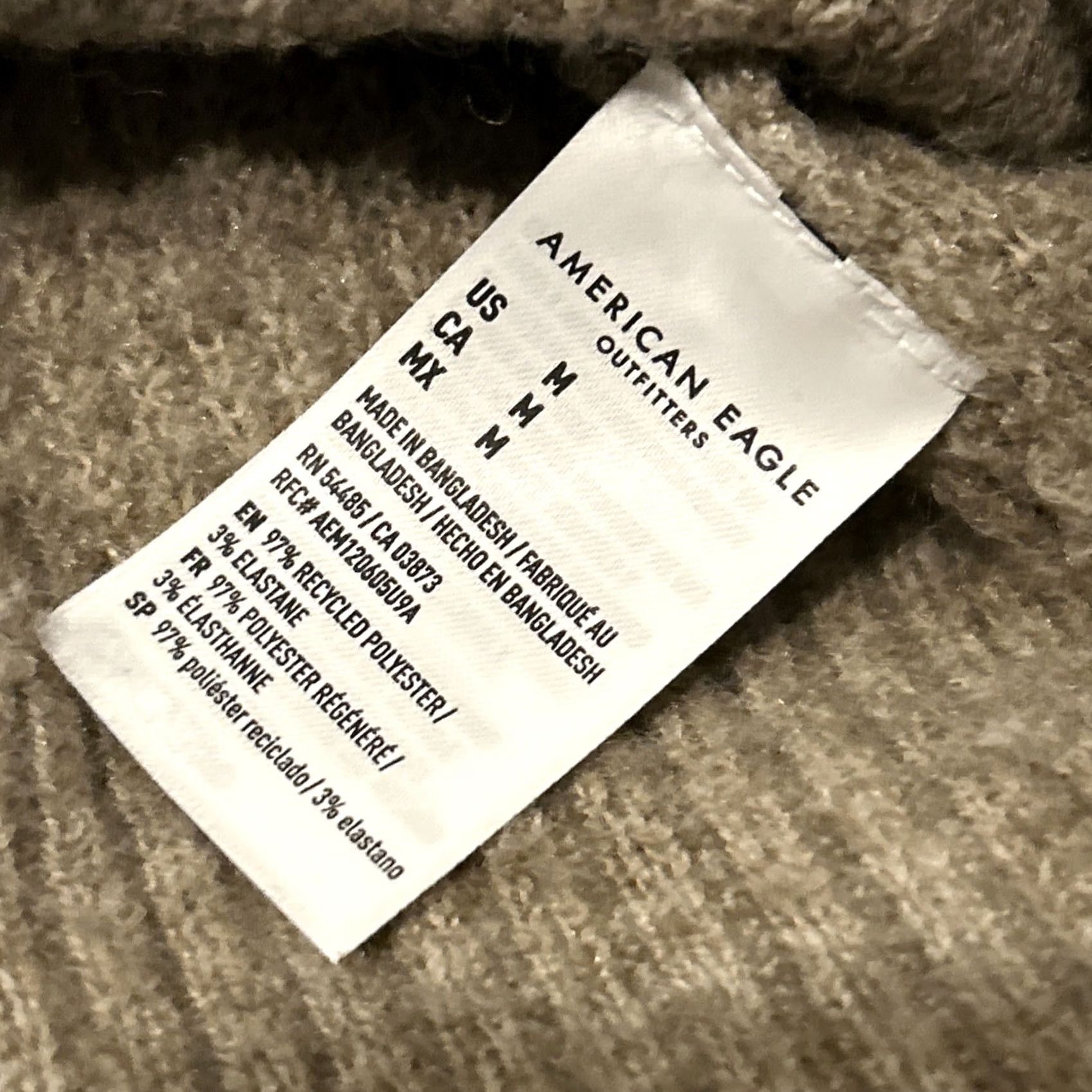 American Eagle Outfitters American Eagle Women’s M Sweater Light Brown Crew Neck Long Sleeve Knit Pullover Solid Lightweight M Size M / US 6-8 / IT 42-44 - 3 Thumbnail