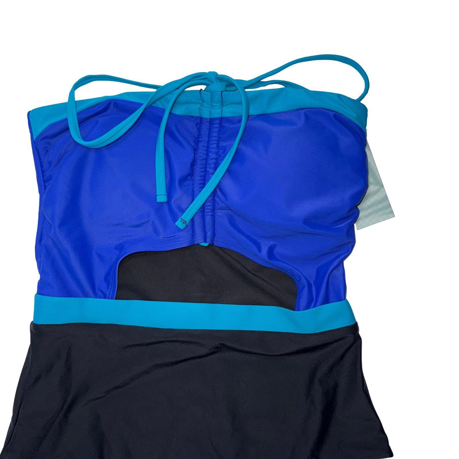 Other NWT Coastal Blue Womens One-Piece Strap Swimsuit Size ONE SIZE - 2 Thumbnail