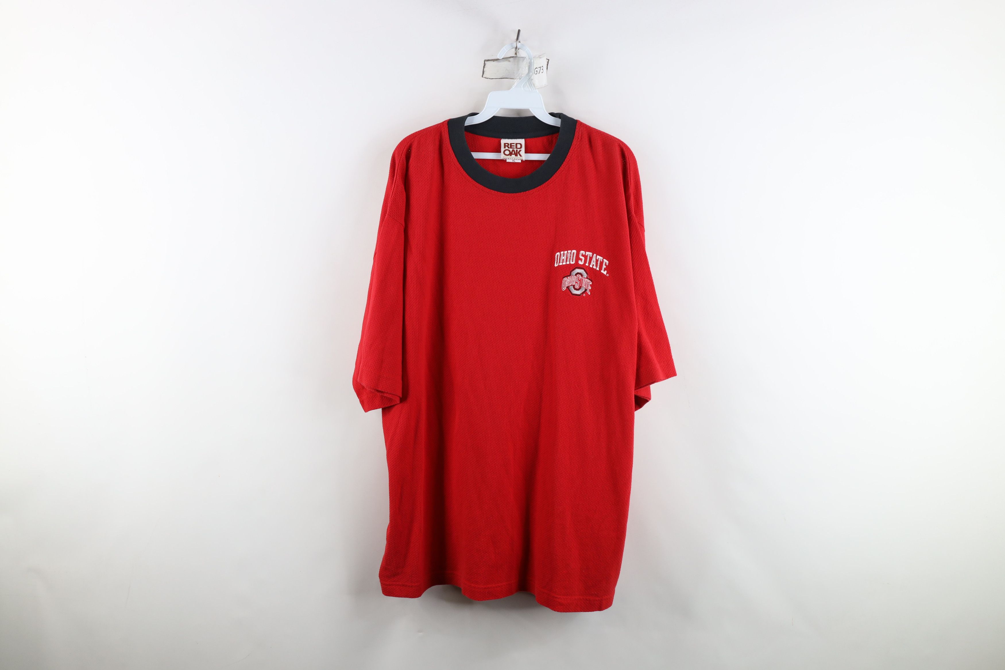 Vintage Vintage 90s Ohio State University Mesh Jersey T-Shirt Size US XL / EU 56 / 4 - 1 Thumbnail