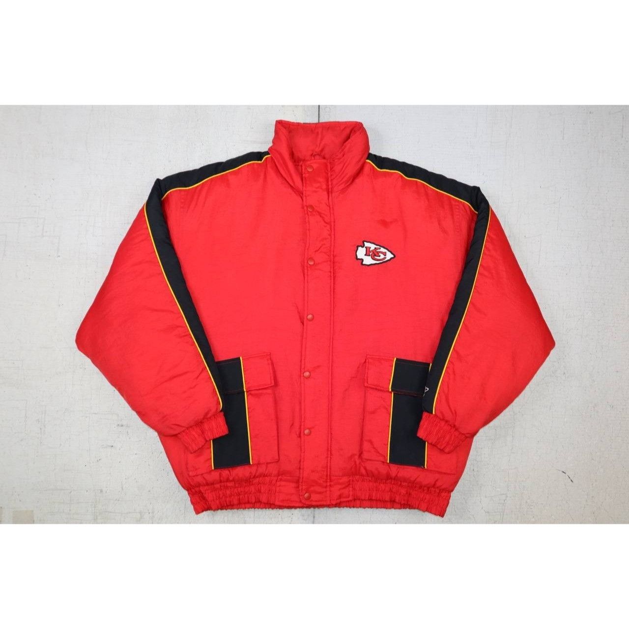 Logo Athletic Vintage 90s Kansas City Chiefs Bomber Jacket - Logo Athletic Size US XL / EU 56 / 4 - 5 Thumbnail