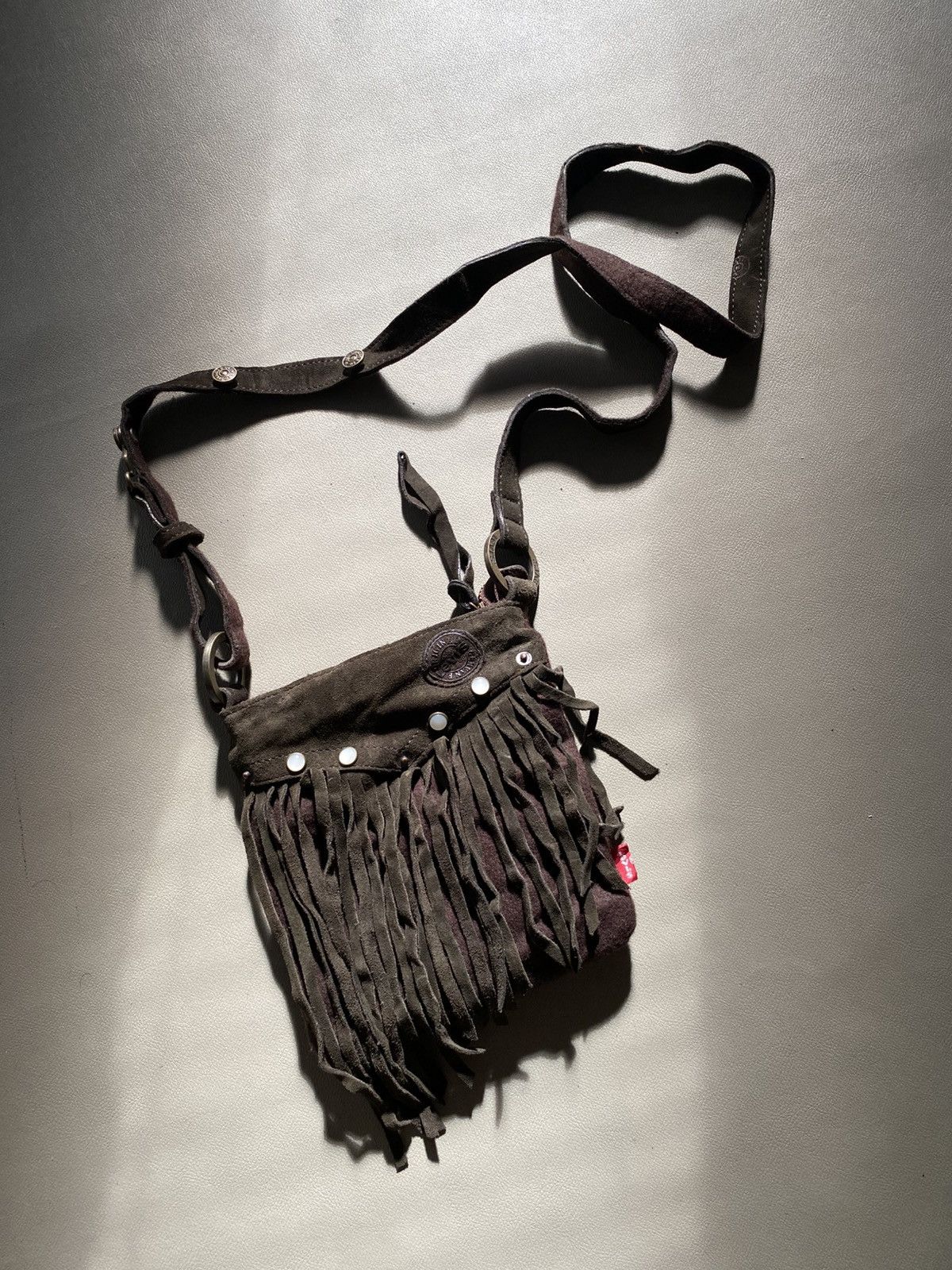 If Six Was Nine × Levi's Levis Suede Fringed Sling Bag Ifsixwasnine Kmrii Style Size ONE SIZE - 1 Thumbnail
