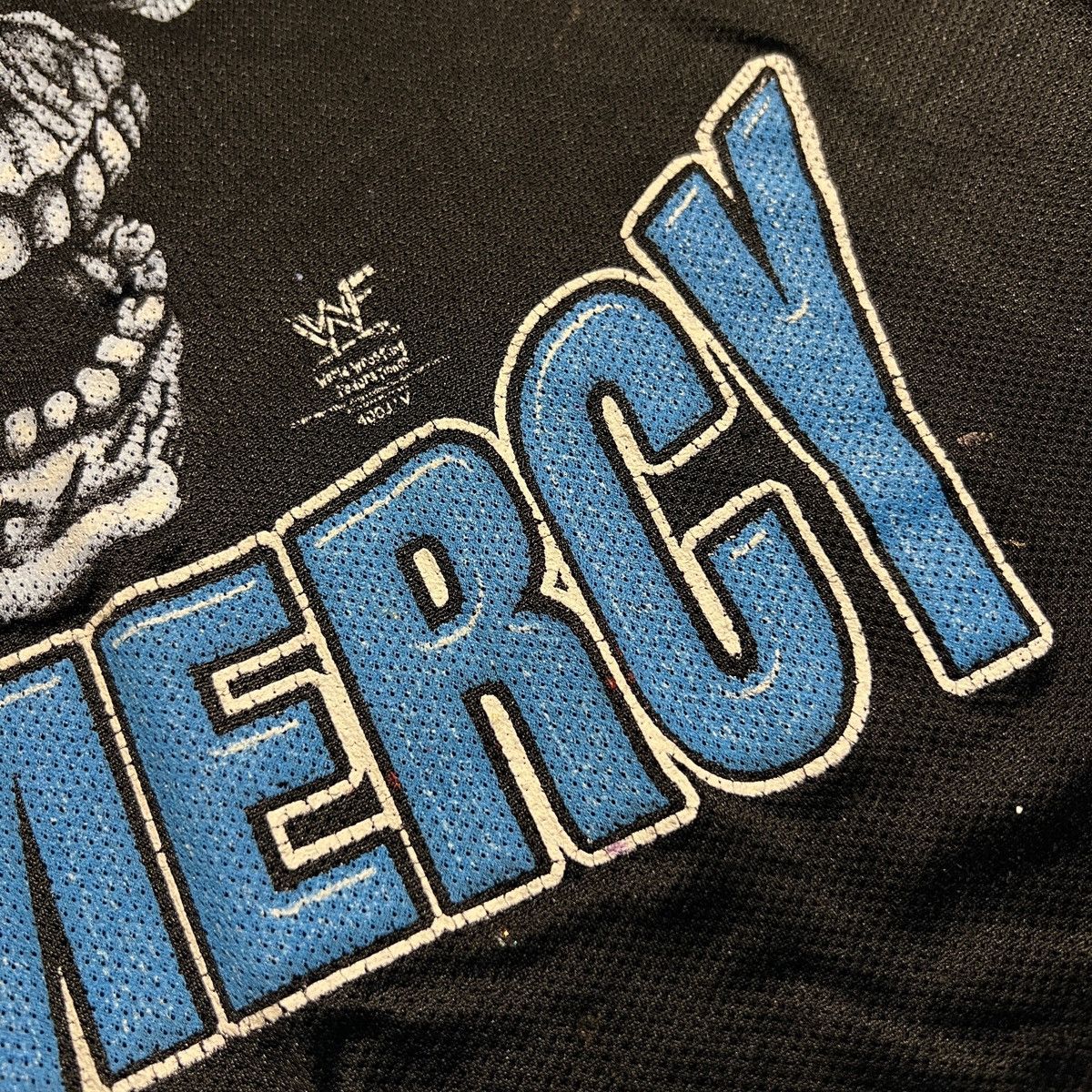 Other Vintage 90s WWF AUSTIN NO MERCY Football Jersey Size US XL / EU 56 / 4 - 4 Thumbnail