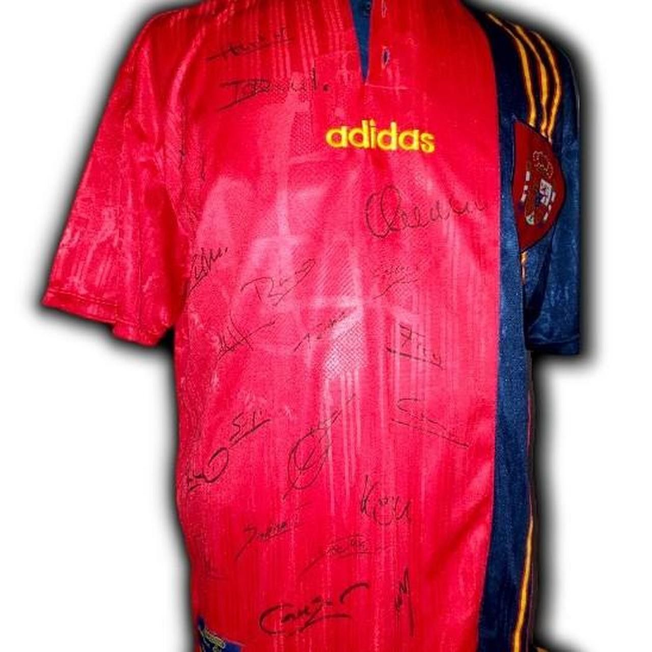 Spain 1996 1997 Euro Home Shirt Jersey international