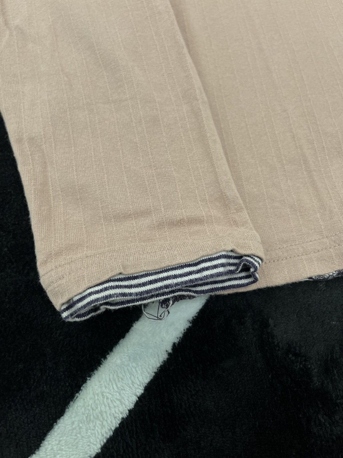 GOA Vintage Layered Henley LS Shirt Dusty Rose Striped Detail Size US XL / EU 56 / 4 - 6 Thumbnail