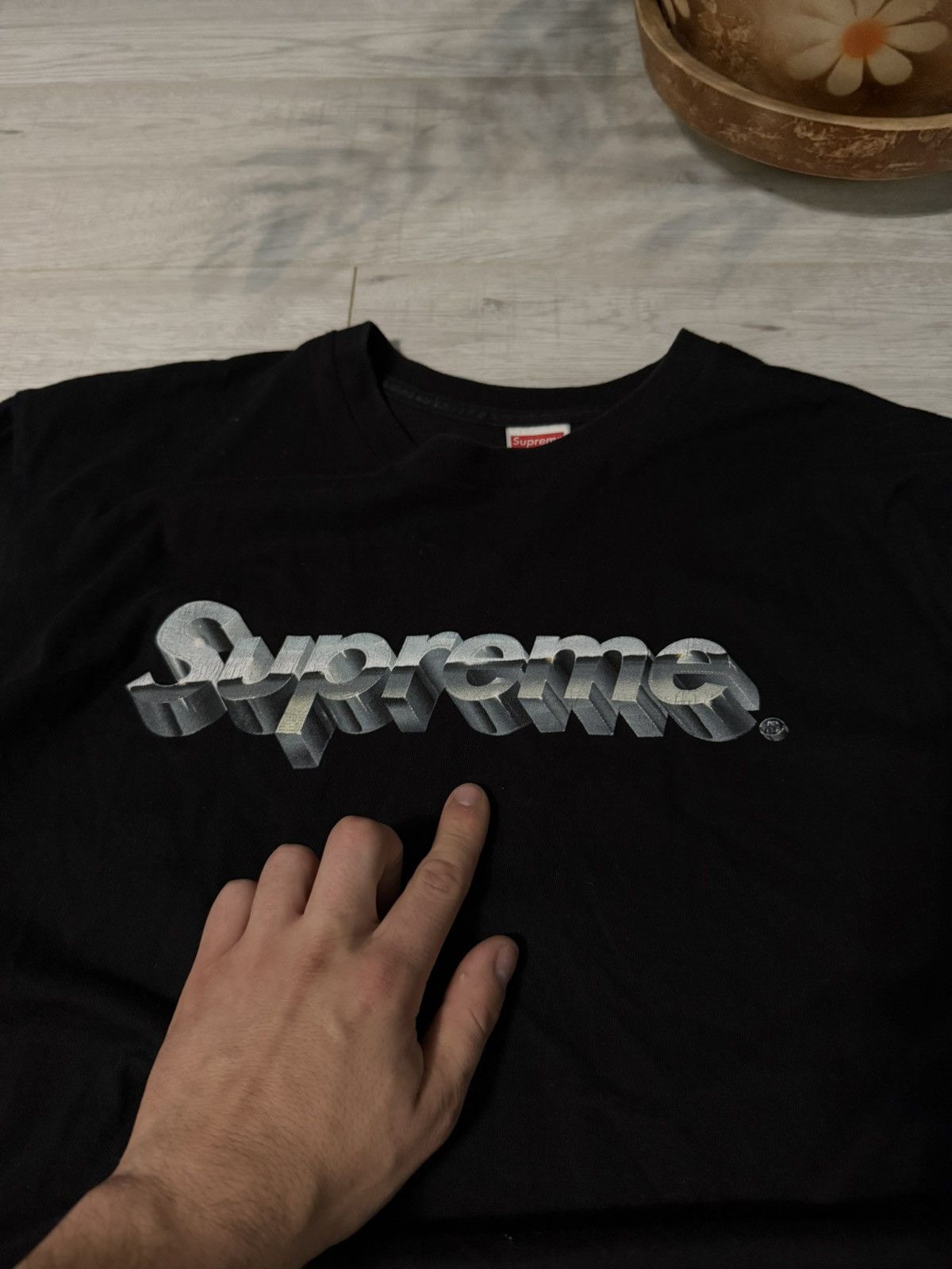 Supreme Supreme T-Shirt logo tee Size US L / EU 52-54 / 3 - 3 Thumbnail