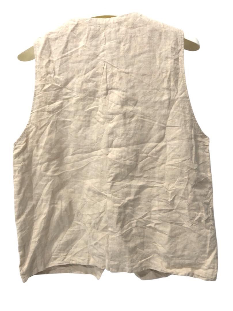Japanese Brand Vintage Veritecoeur Buttons Linen Vest with double pockets Size US M / EU 48-50 / 2 - 4 Thumbnail