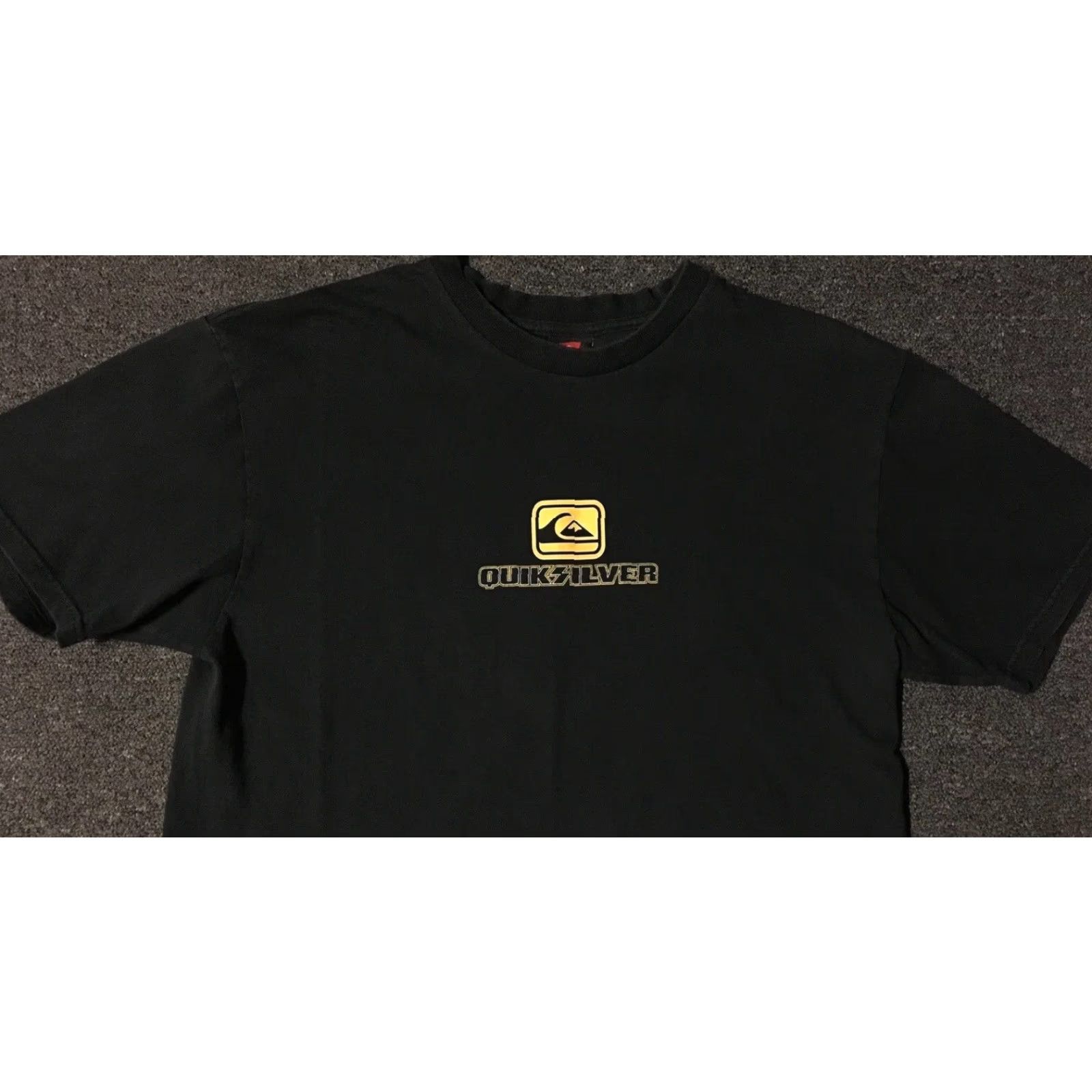 Billabong Vtg Quiksilver Faded Spellout Shirt L Surf Skate Grunge Vaporwave OP 90s Y2K TC Size US L / EU 52-54 / 3 - 4 Thumbnail