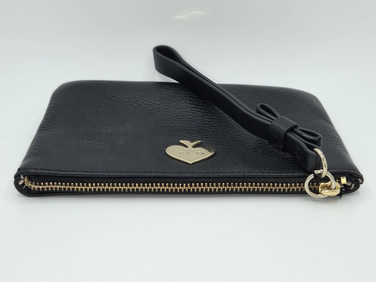 Other Kate Spade New York L117354 Women's Black Leather Wristlet Size ONE SIZE - 3 Thumbnail