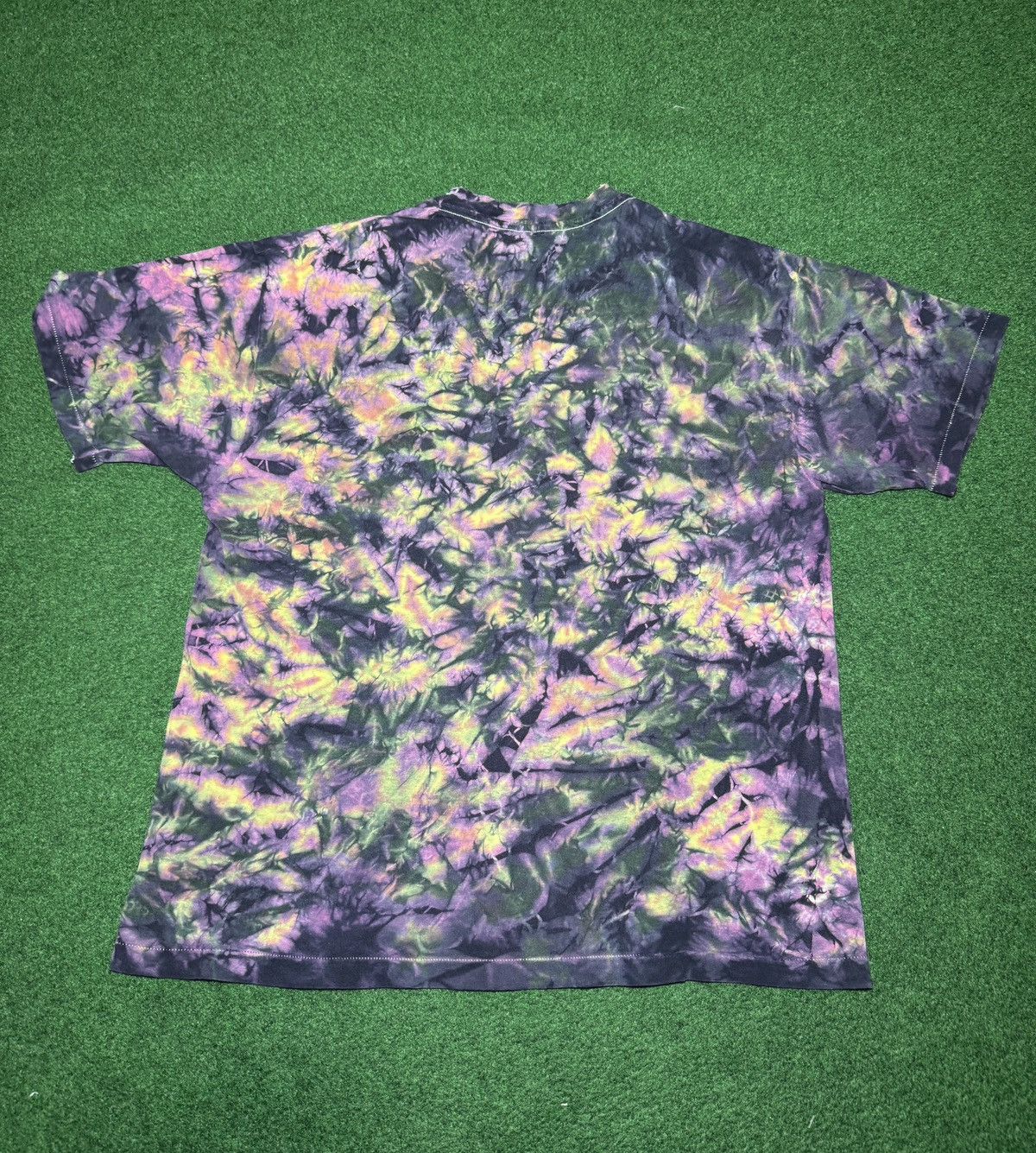 Band Tees Vintage 90s Megadeath INSANE Upcycled Tie Dye Band T Shirt Size US L / EU 52-54 / 3 - 5 Thumbnail
